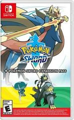 Nintendo Switch Pokemon Sword + Pokemon Sword Expansion Pass [In Box/Case Complete]